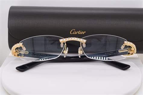 cartier glasses style|real diamond cartier glasses.